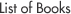 List of Books